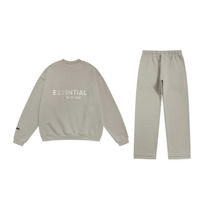 Tracksuit Cement Gray Essentials Pullover