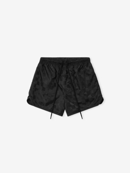 Essentials Nylon Checkered Gym Short