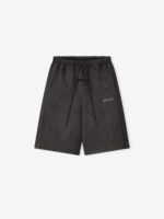 Suede Fleece Signature Relaxed Short Essentials W/ Piping