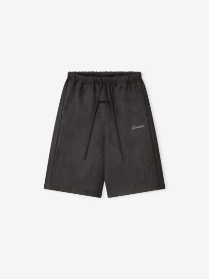 Suede Fleece Signature Relaxed Short Essentials W/ Piping
