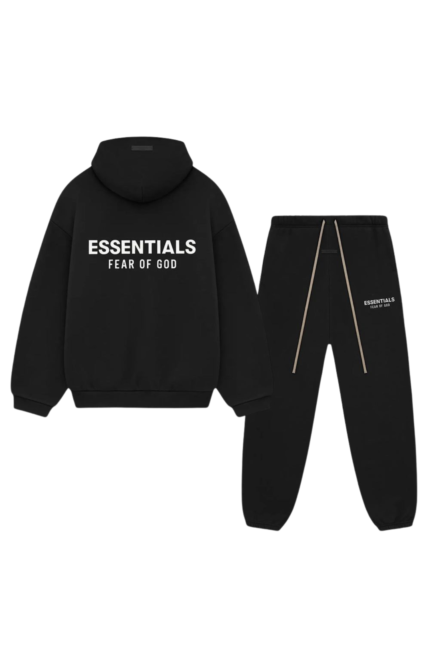 Fear of God Essentials trainingspak FW24 Black White