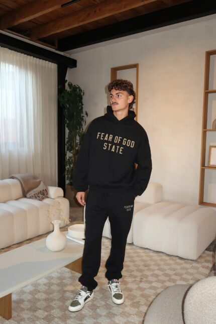 Trainingspak Essentials FW24 Black Yellow State