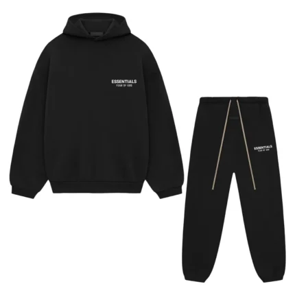 Fear of God Essentials FW24 trainingspak Fleece Unisex Black